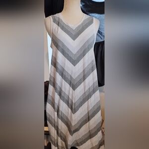 Mossimo grey black tank dress